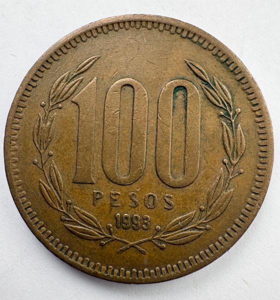 Čilė 100 pesų 1993