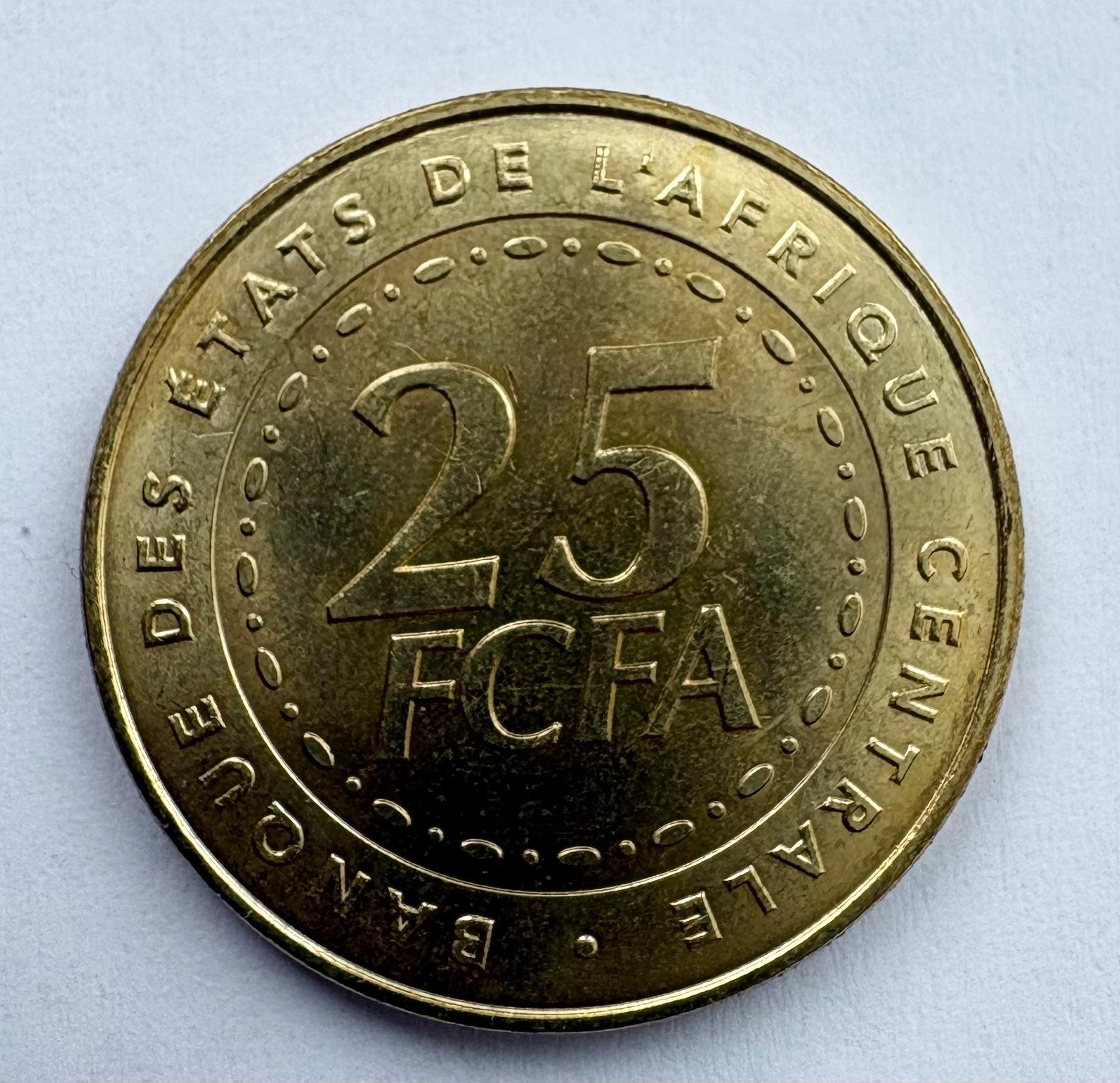 Centrinės Afrikos valstybės 15 frankai 2006