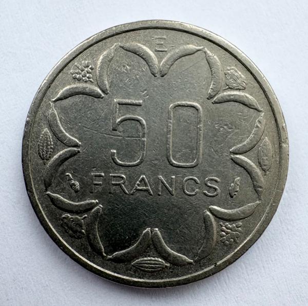Centrinės Afrikos valstybės 50 frankų 1979