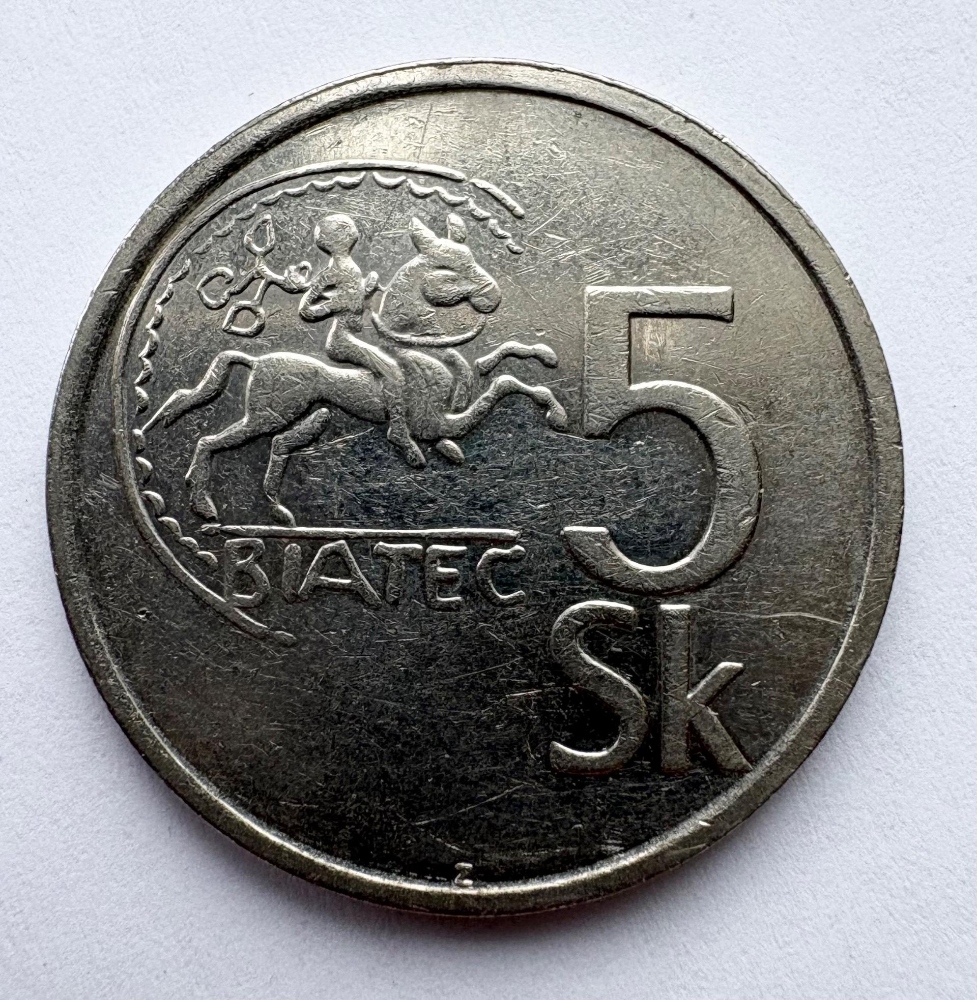 Slovakija 5 Sk 1993