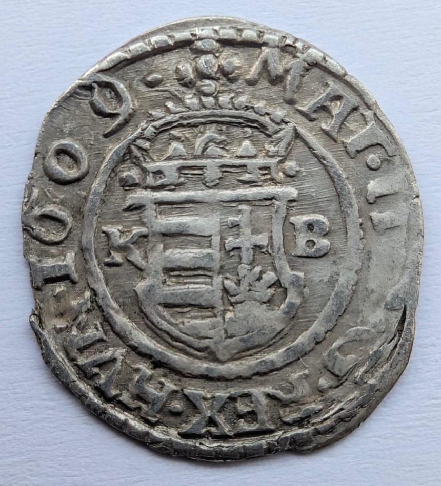 Vengrijos denaras 1609