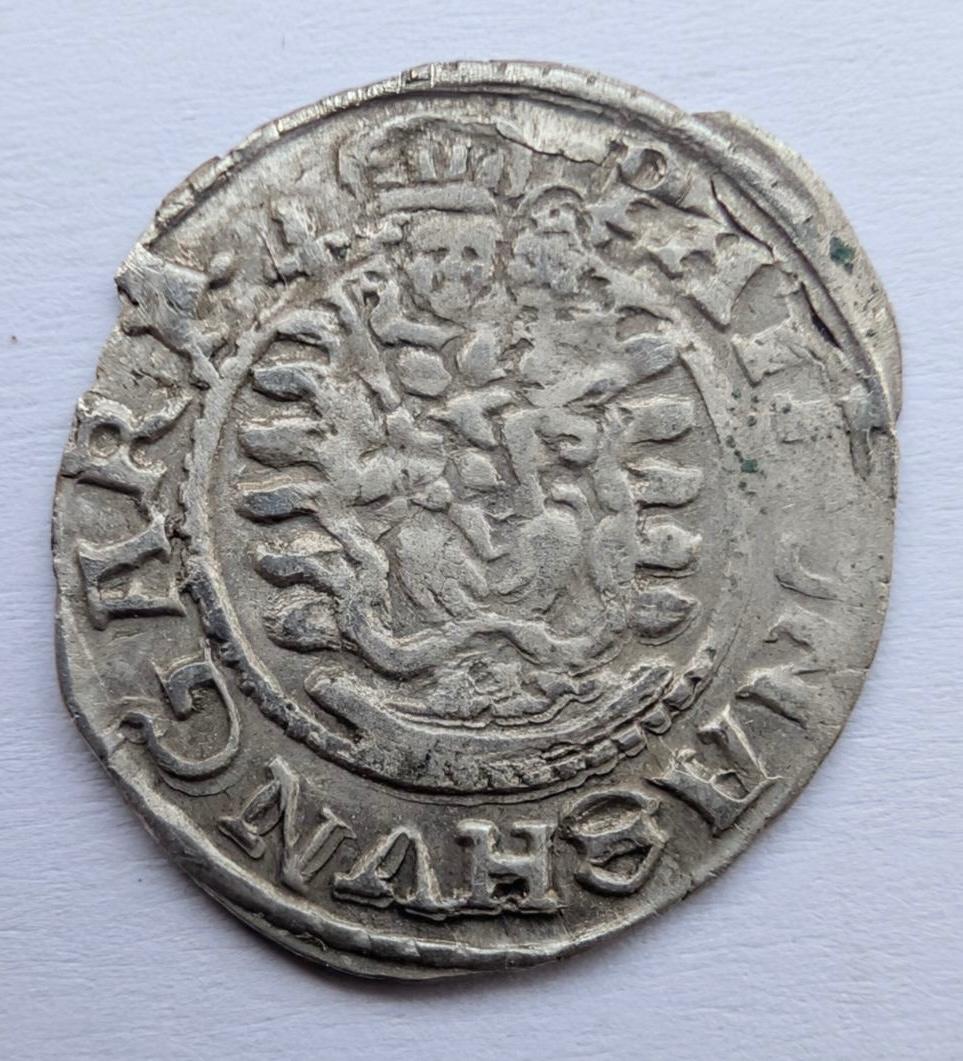 Vengrijos denaras 1609