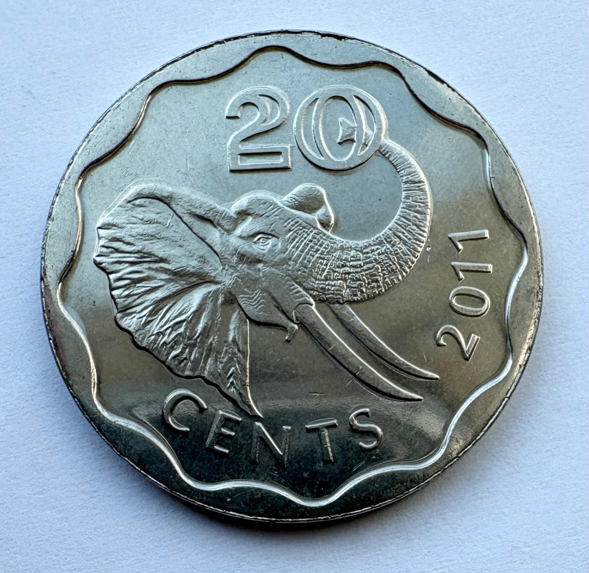 Svazilandas 20 c 2011