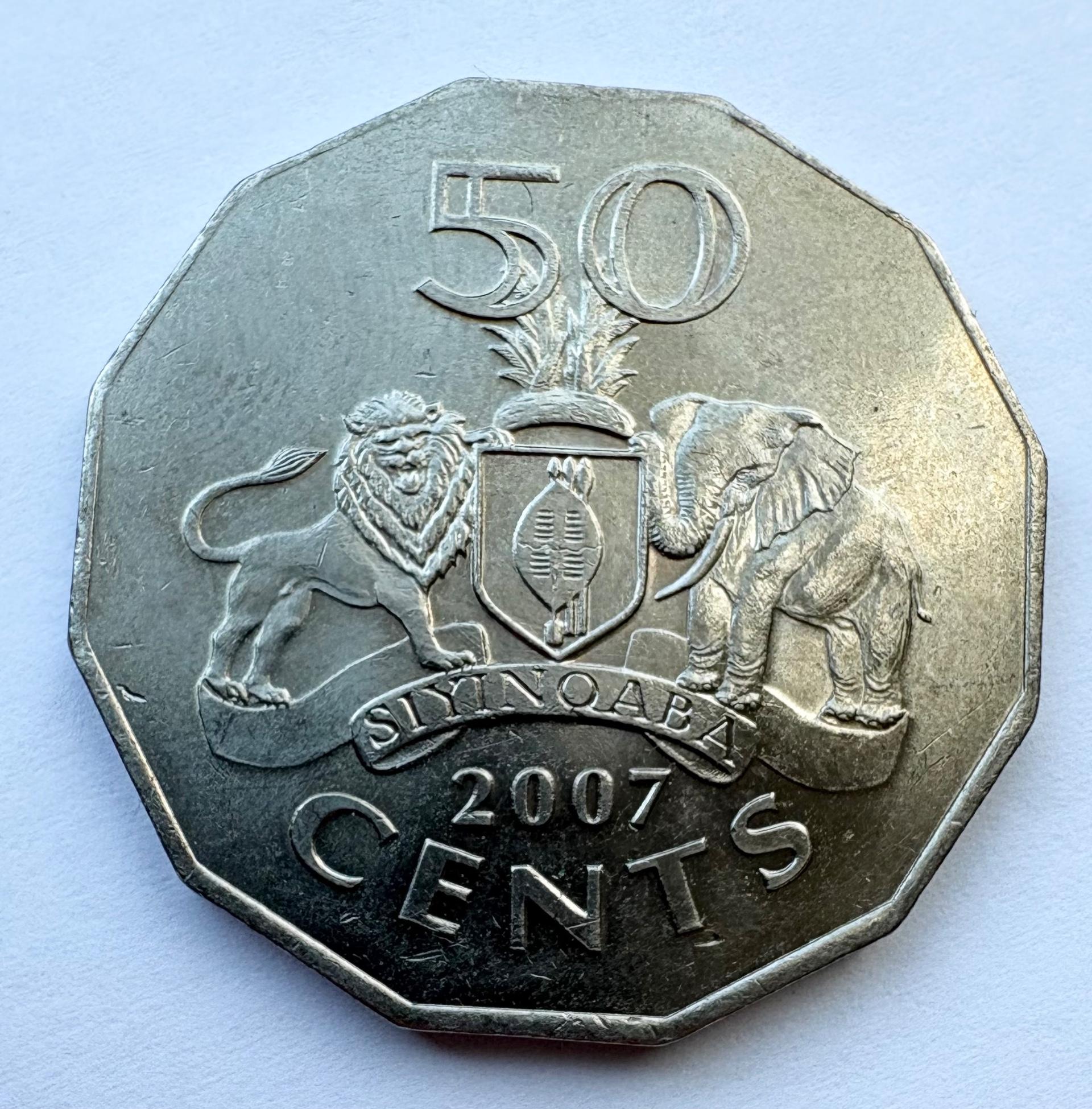 Svazilandas 50 c 2007