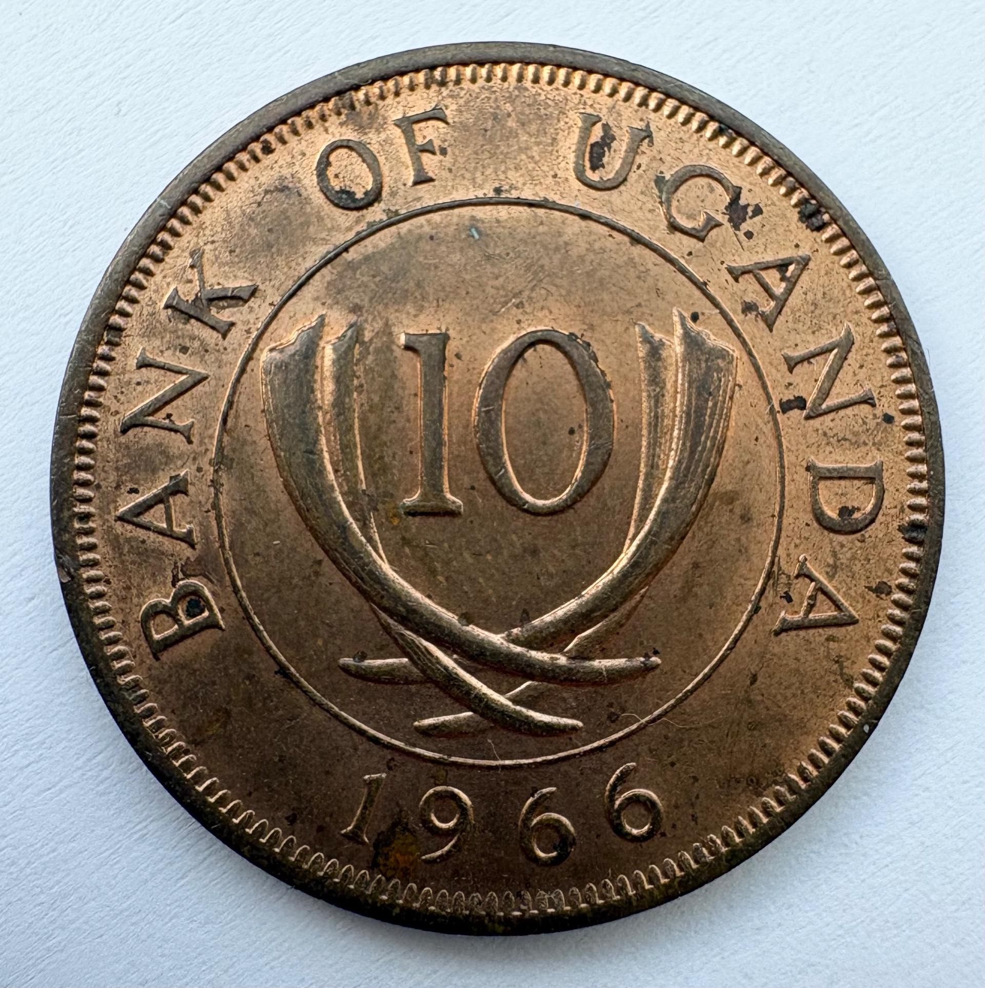 Uganda 10 c 1966