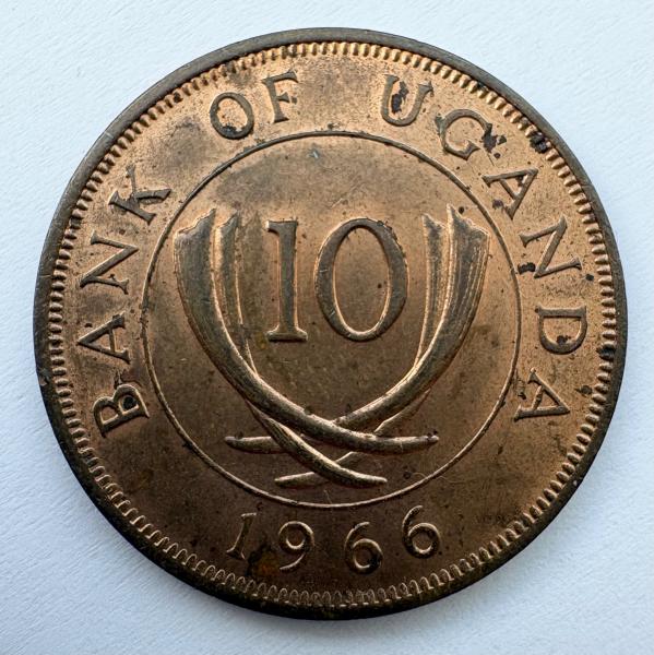 Uganda 10 c 1966