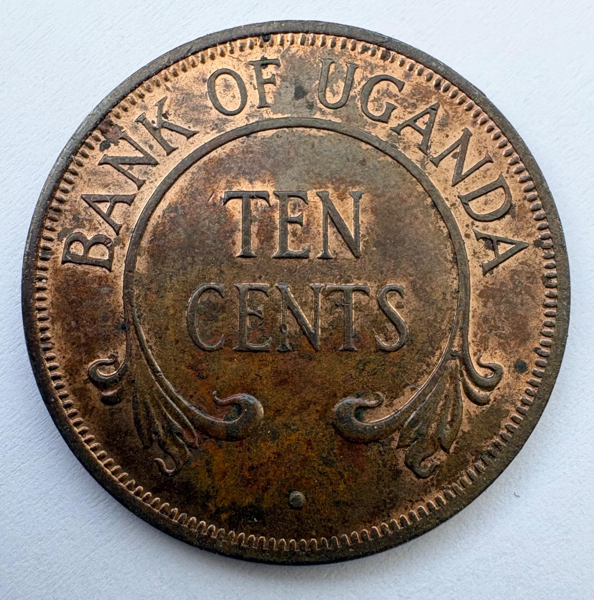 Uganda 10 c 1966
