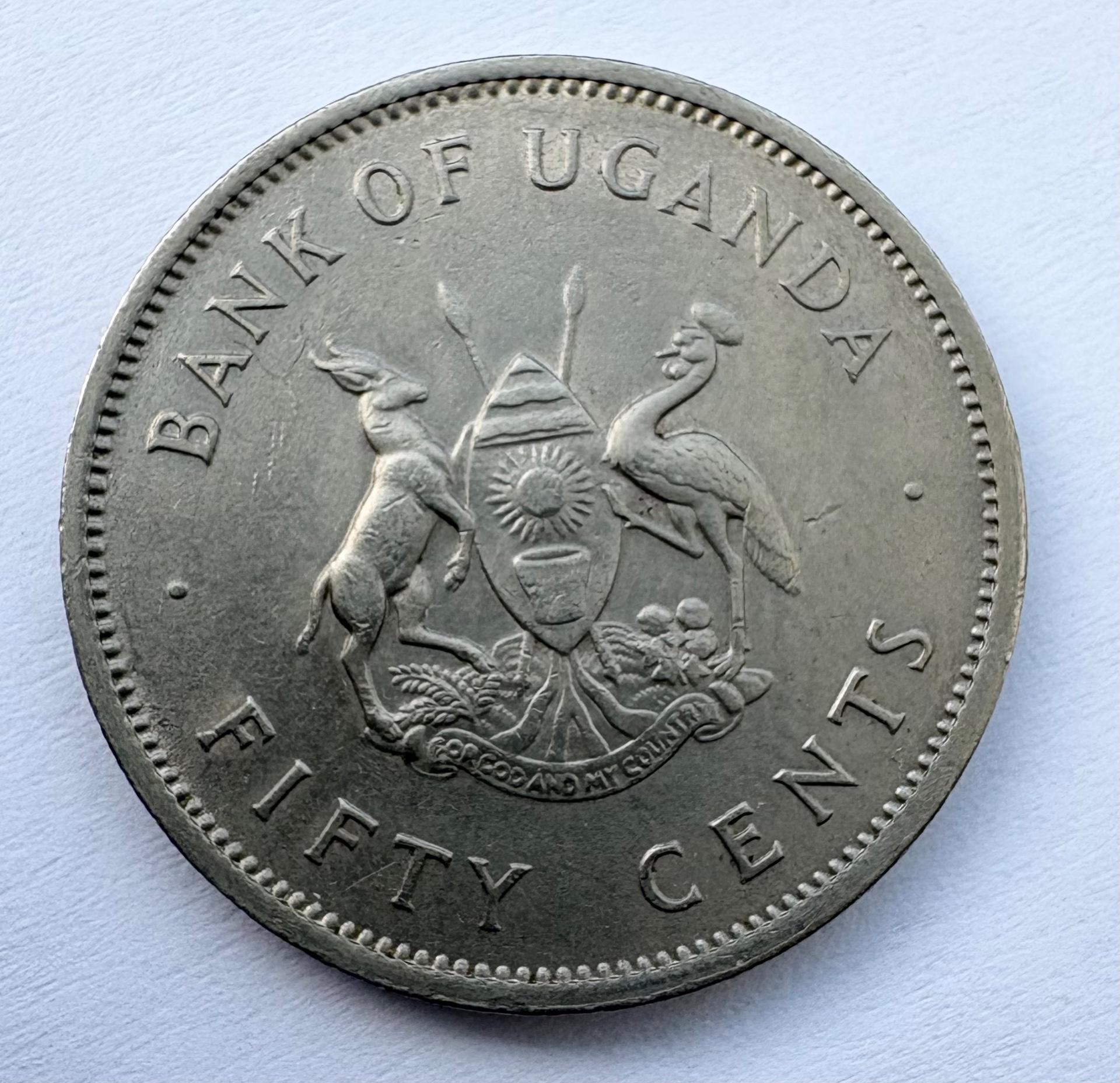 Uganda 50 c 1966