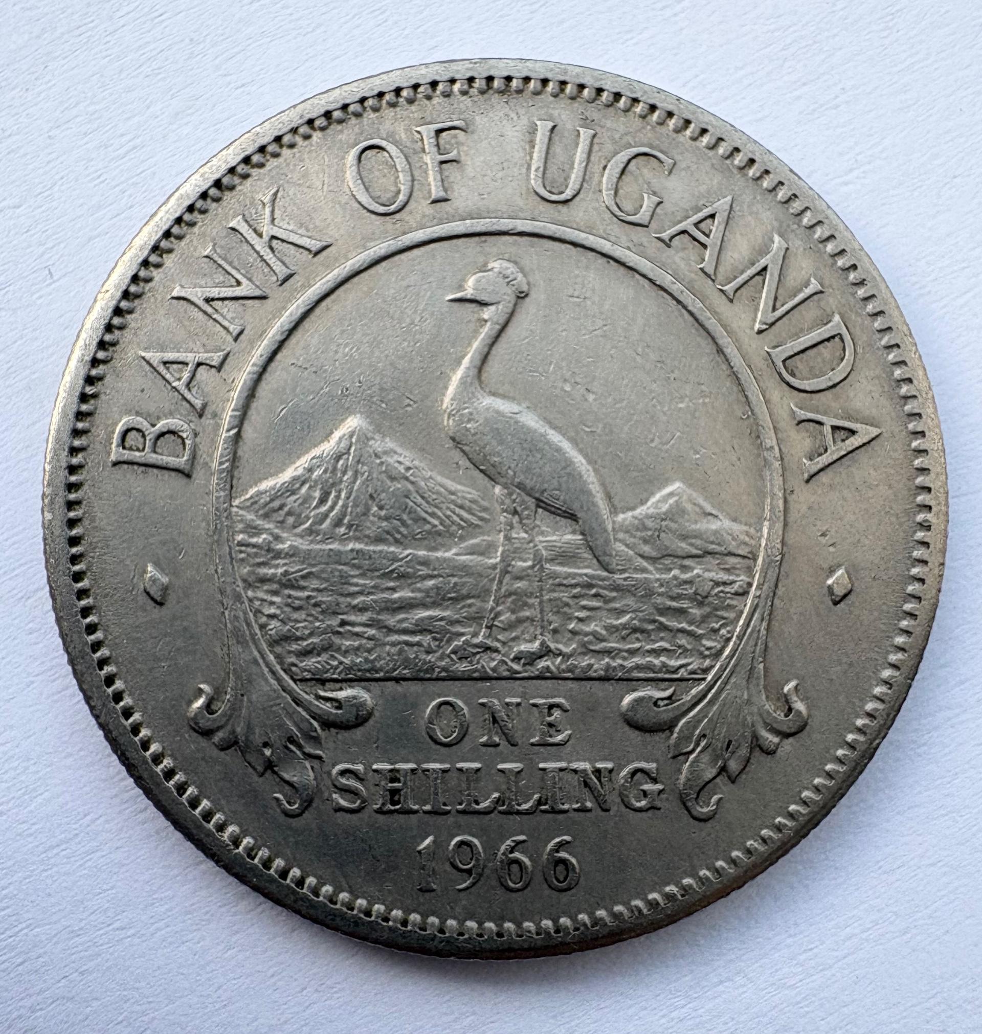 Uganda 1 šilingas 1966
