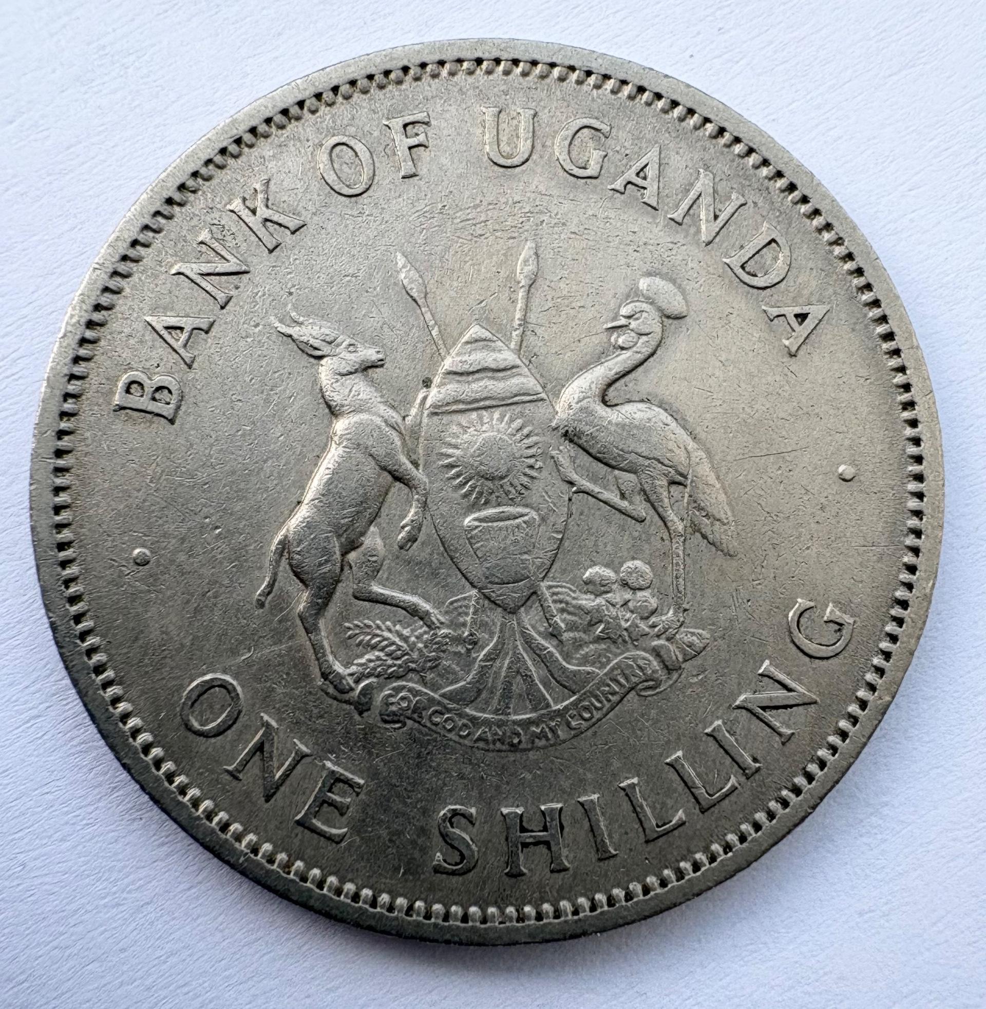 Uganda 1 šilingas 1966