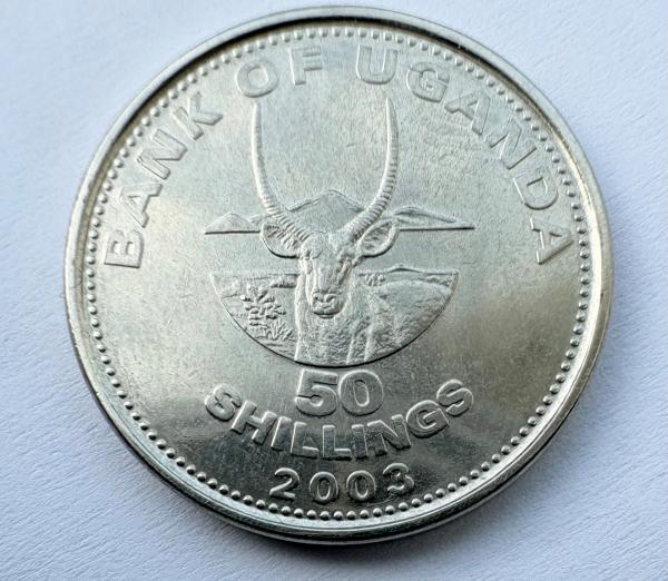 Uganda 50 šilingų 2003