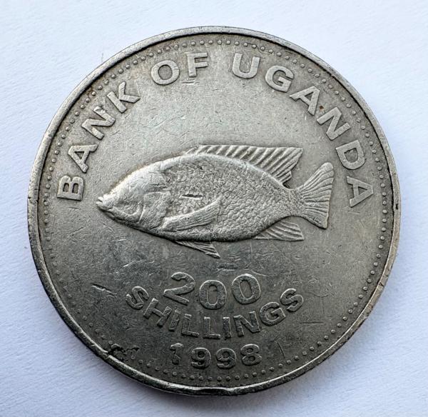 Uganda 200 šilingų 1998
