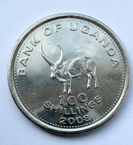 Uganda 100 šilingų 2008