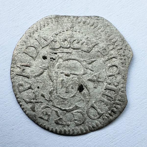 Žygimanto Vazos 1614 šilingas 