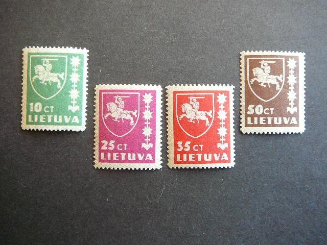 Lietuva 1937 413/6 Standartai svarus MNH #