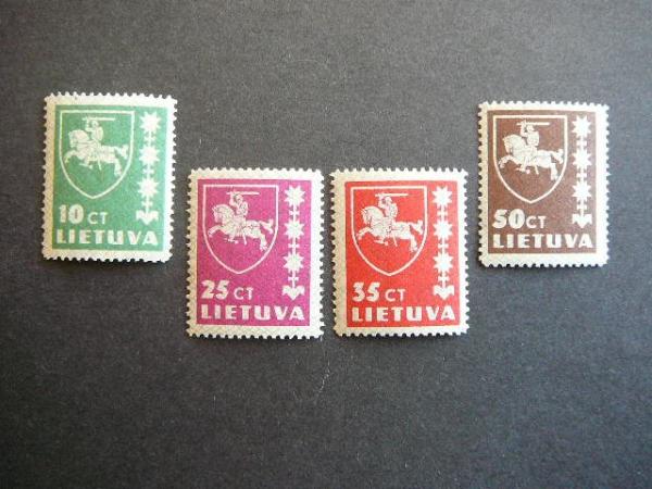 Lietuva 1937 413/6 Standartai svarus MNH #