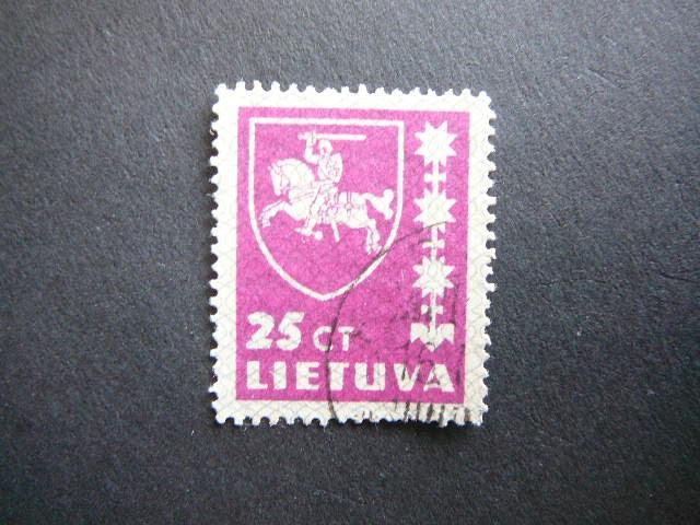 Lietuva 1937 414 Standartai 25ct antsp. # 