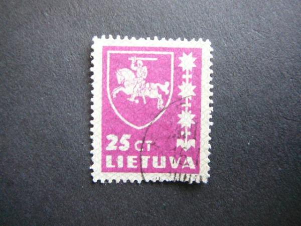 Lietuva 1937 414 Standartai 25ct antsp. # 