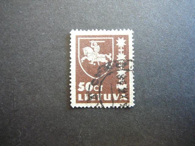 Lietuva 1937 416 Standartai 50ct antsp. #