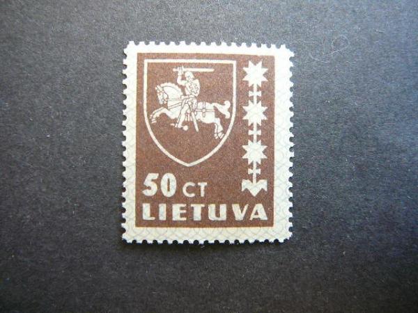 Lietuva 1937 416 Standartai 50ct svarus MNH #