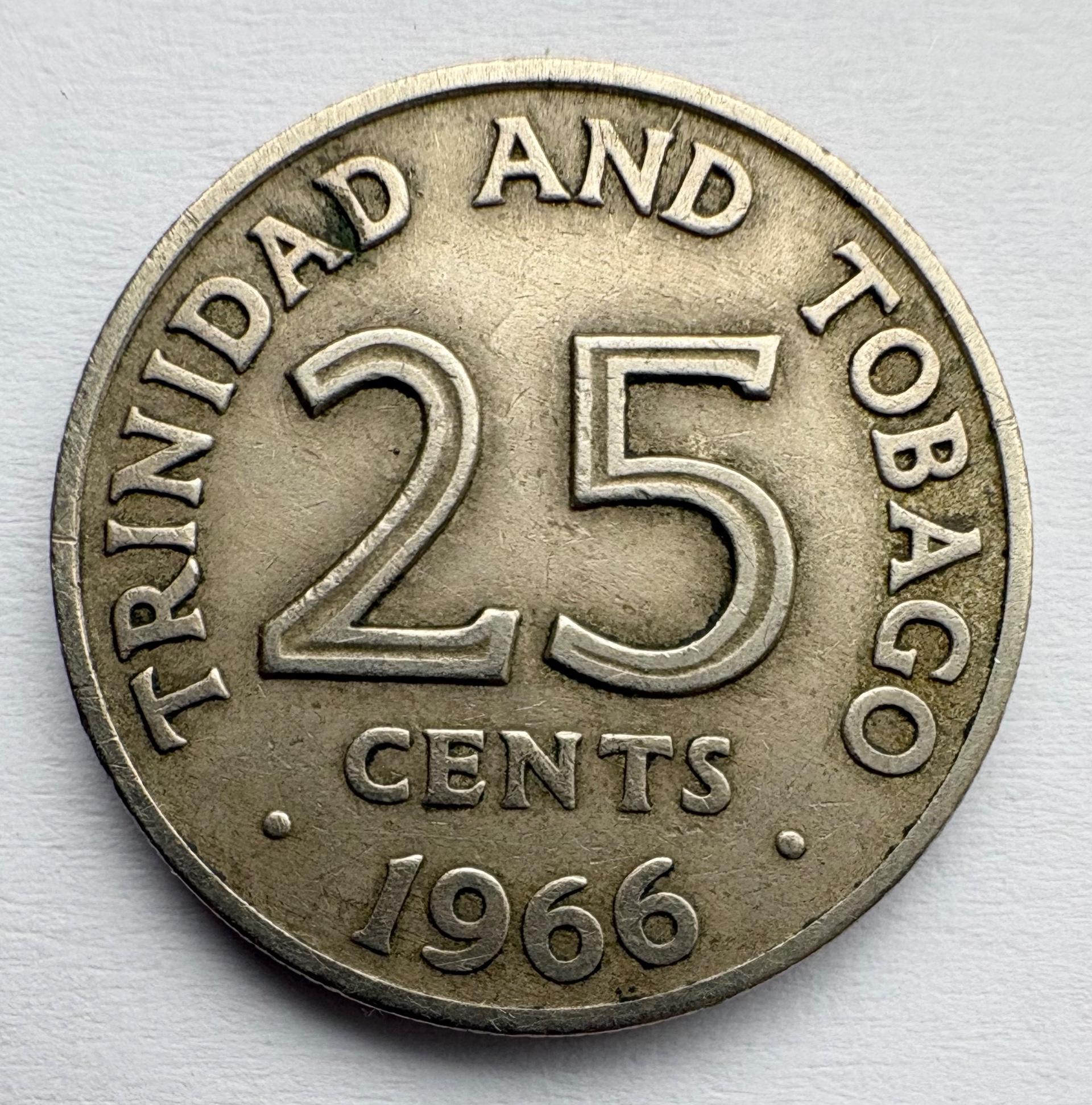 Trinidadas ir Tobagas 25 c 1966