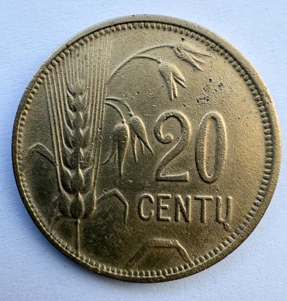 LIetuva 20 ct 1925