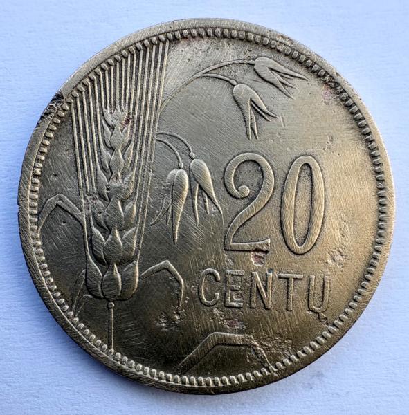 LIetuva 20 ct 1925