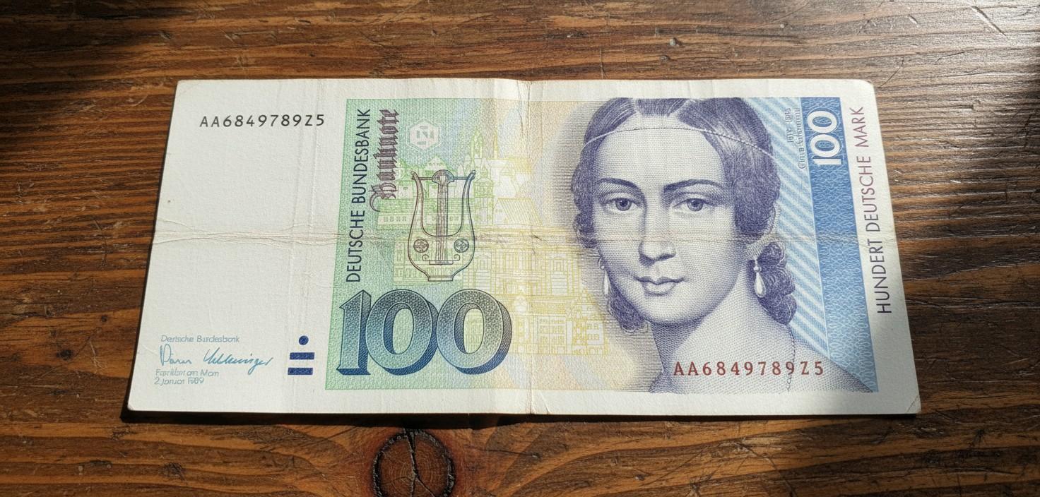 100 markių 1989 m.