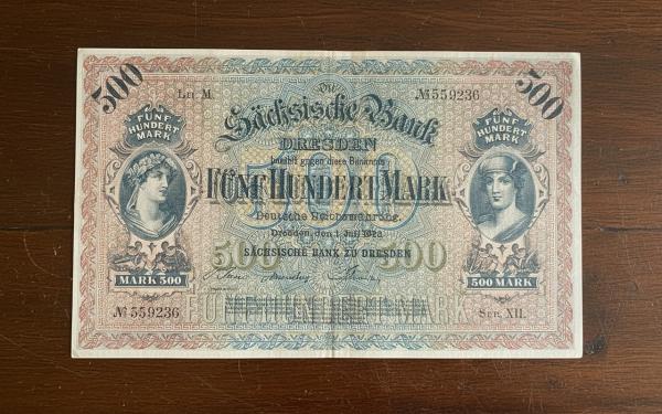 500 markių 1922 m.