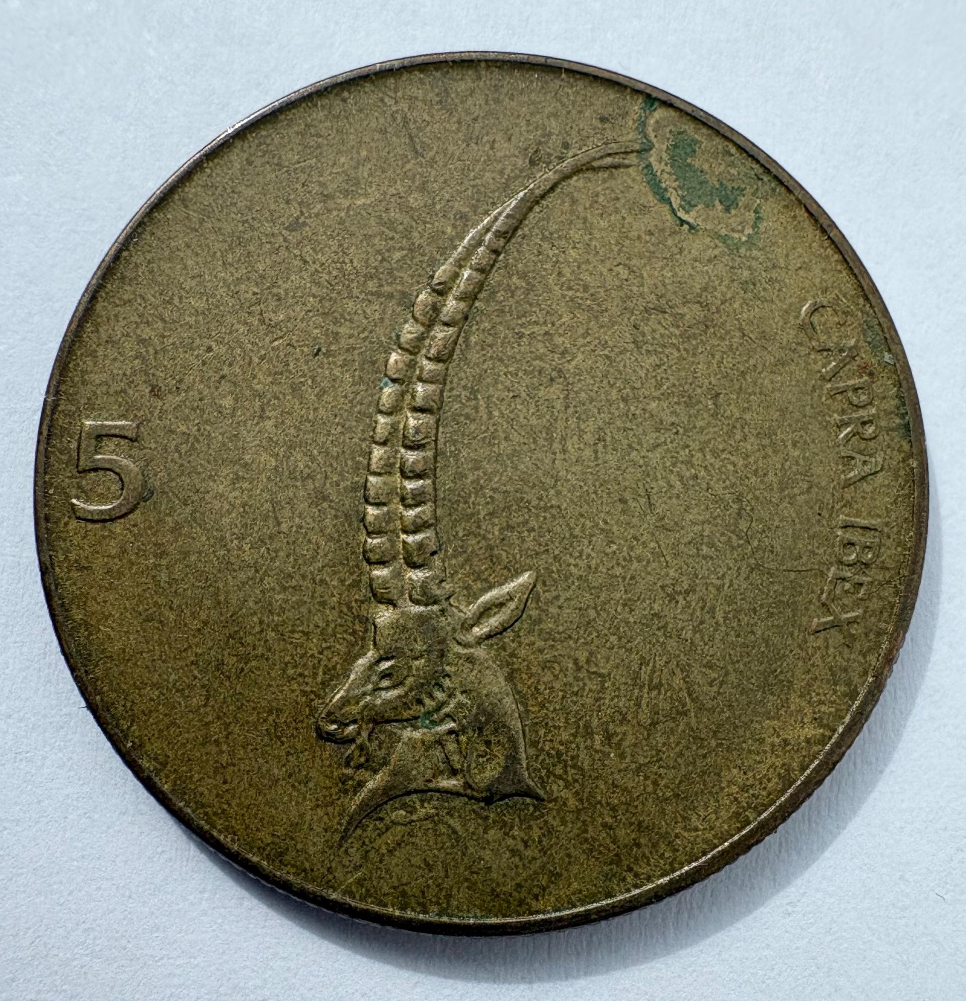 Slovėnija 5 tolar 1993