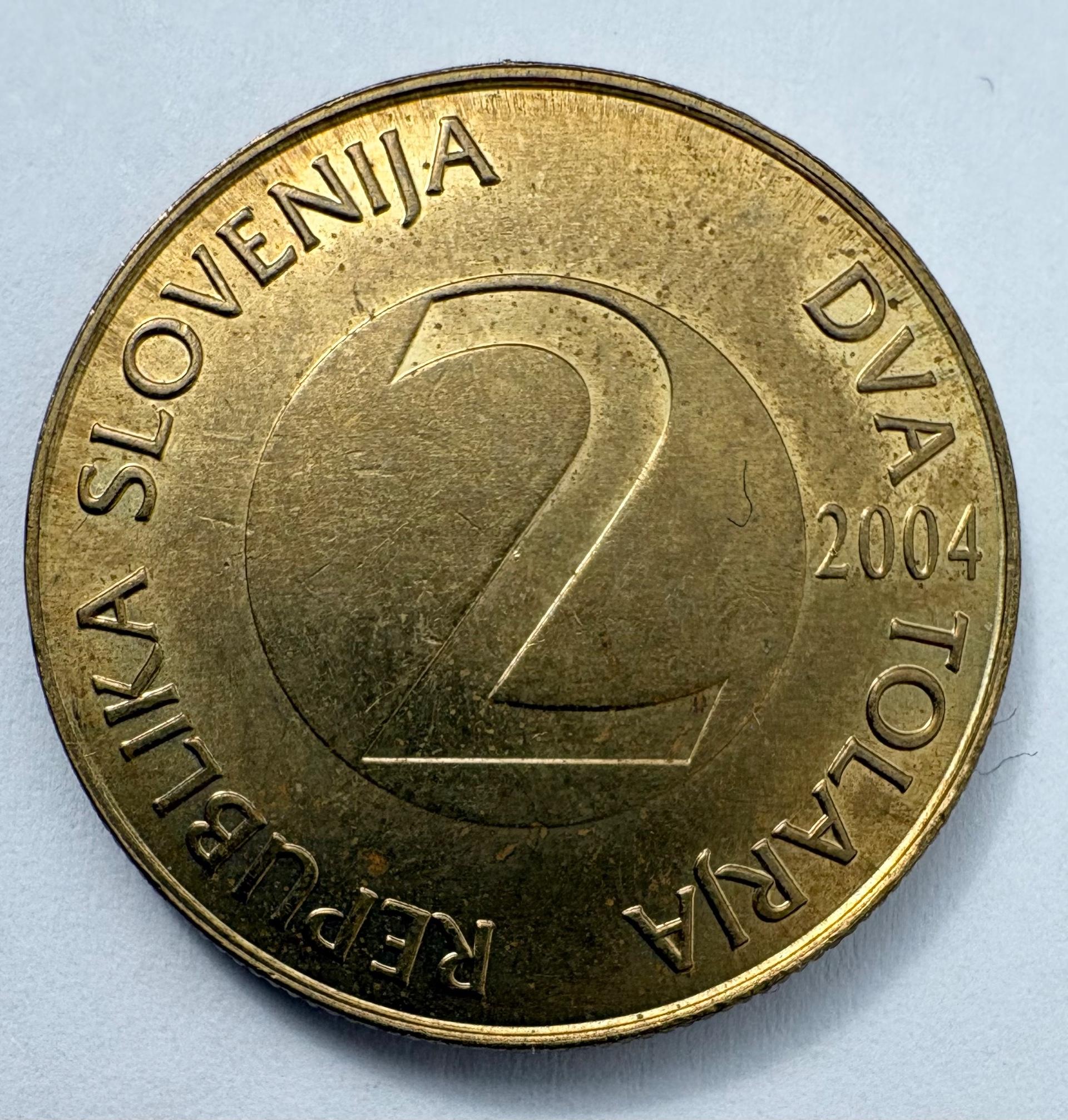 Slovėnija 2 tolar 2004