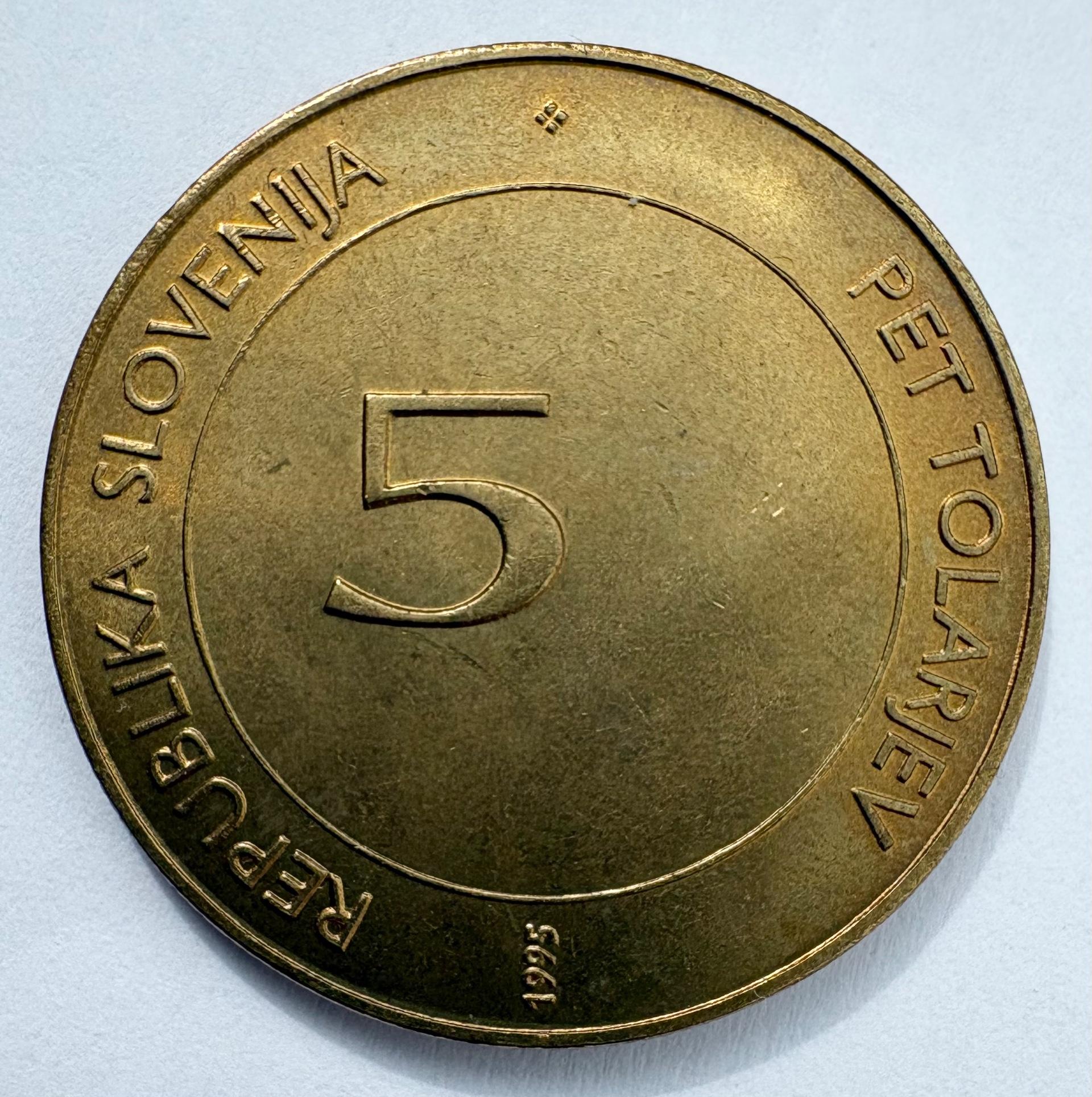 Slovėnija 5 tolar 1995 FAO