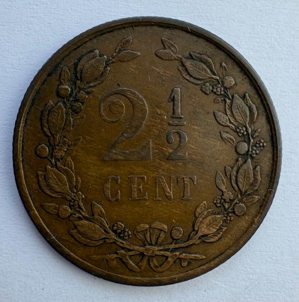 Nyderlandai 2 1/2 c 1881