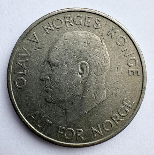 Norvegija 5 kr 1964