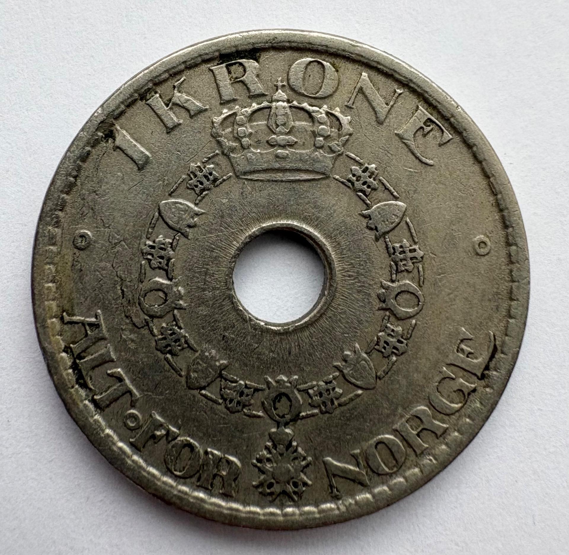 Norvegija 1 kr 1949