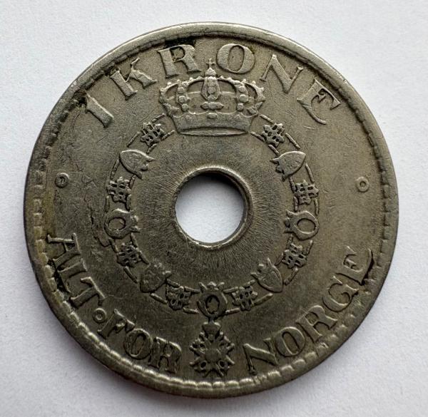 Norvegija 1 kr 1949