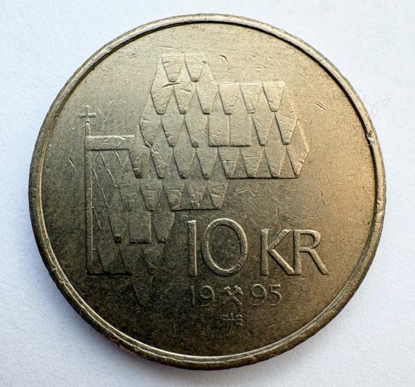 Norvegija 10 kr 1995