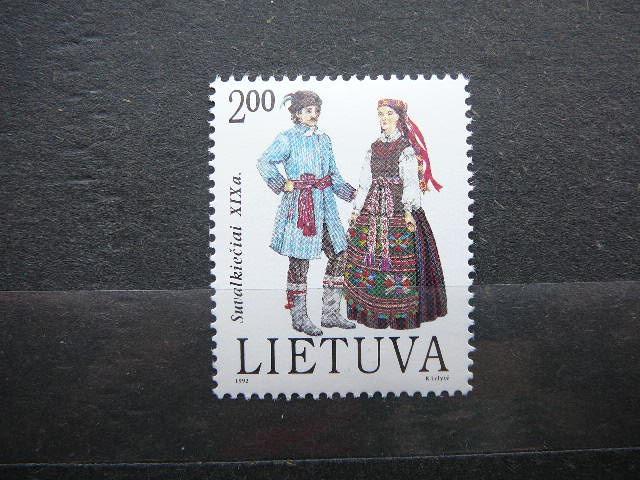 Lietuva 1992 508 Tautiniai drabuziai (2oo) MNH #