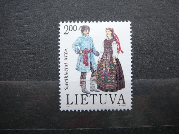 Lietuva 1992 508 Tautiniai drabuziai (2oo) MNH #
