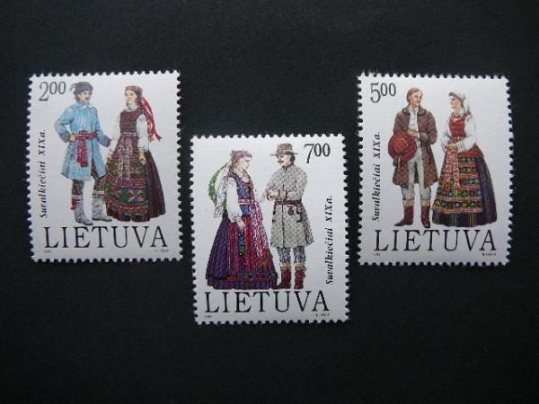 Lietuva 1992 508/0 Tautiniai drabuziai MNH #