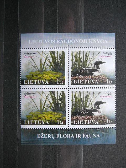 Lietuva 2005 883/4 Pauksciai Fauna Flora MNH #23