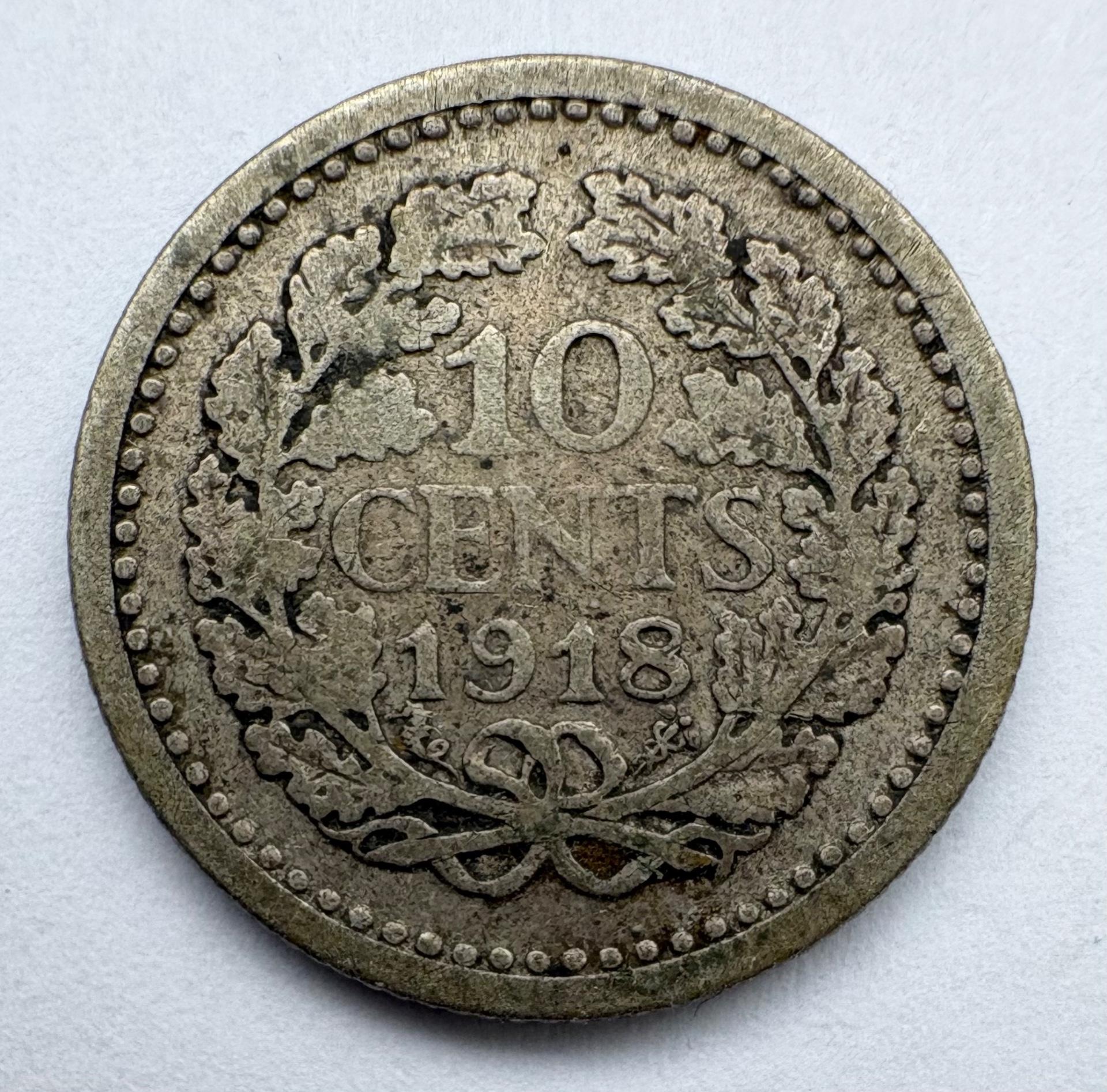 Nyderlandai 10 c 1918