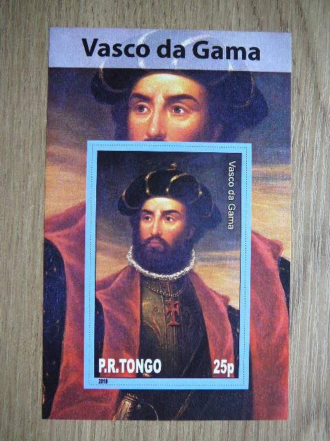 Tonga 2010 Keliautojai V. da Gama svarus #bd 