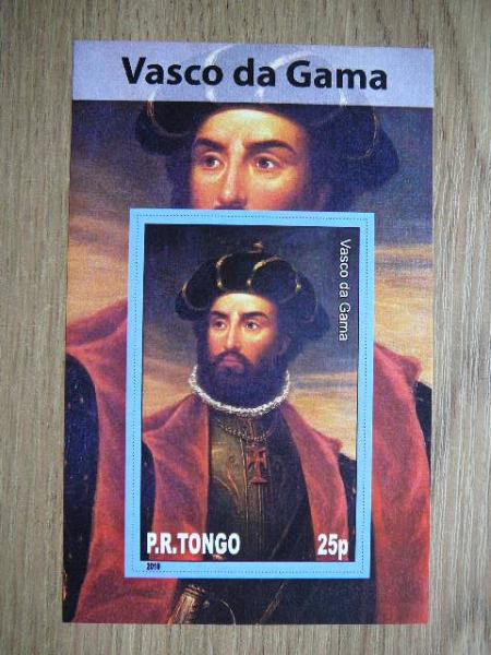 Tonga 2010 Keliautojai V. da Gama svarus #bd 
