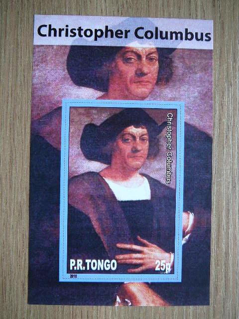 Tonga 2010 Keliautojai K.Kolumbas svarus #bd