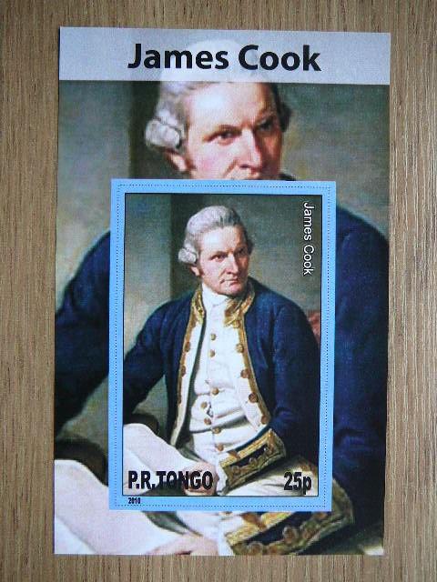 Tonga 2010 Keliautojai D.Kukas svarus #bd 