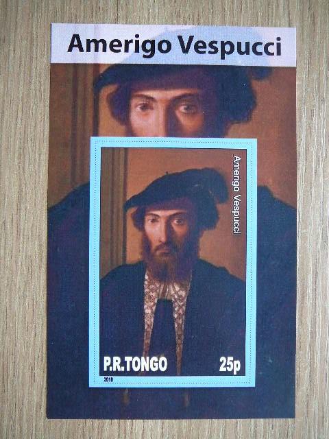 Tonga 2010 Keliautojai A.Vespučis svarus #bd