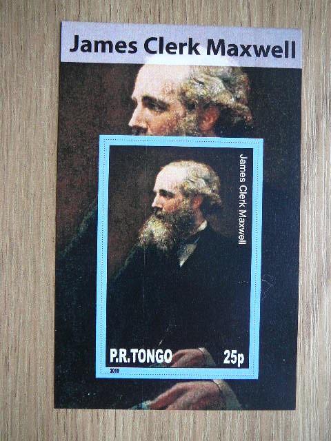 Tonga 2010 Mokslininkai D.K. Maksvelas svarus #bd