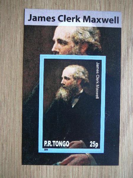 Tonga 2010 Mokslininkai D.K. Maksvelas svarus #bd