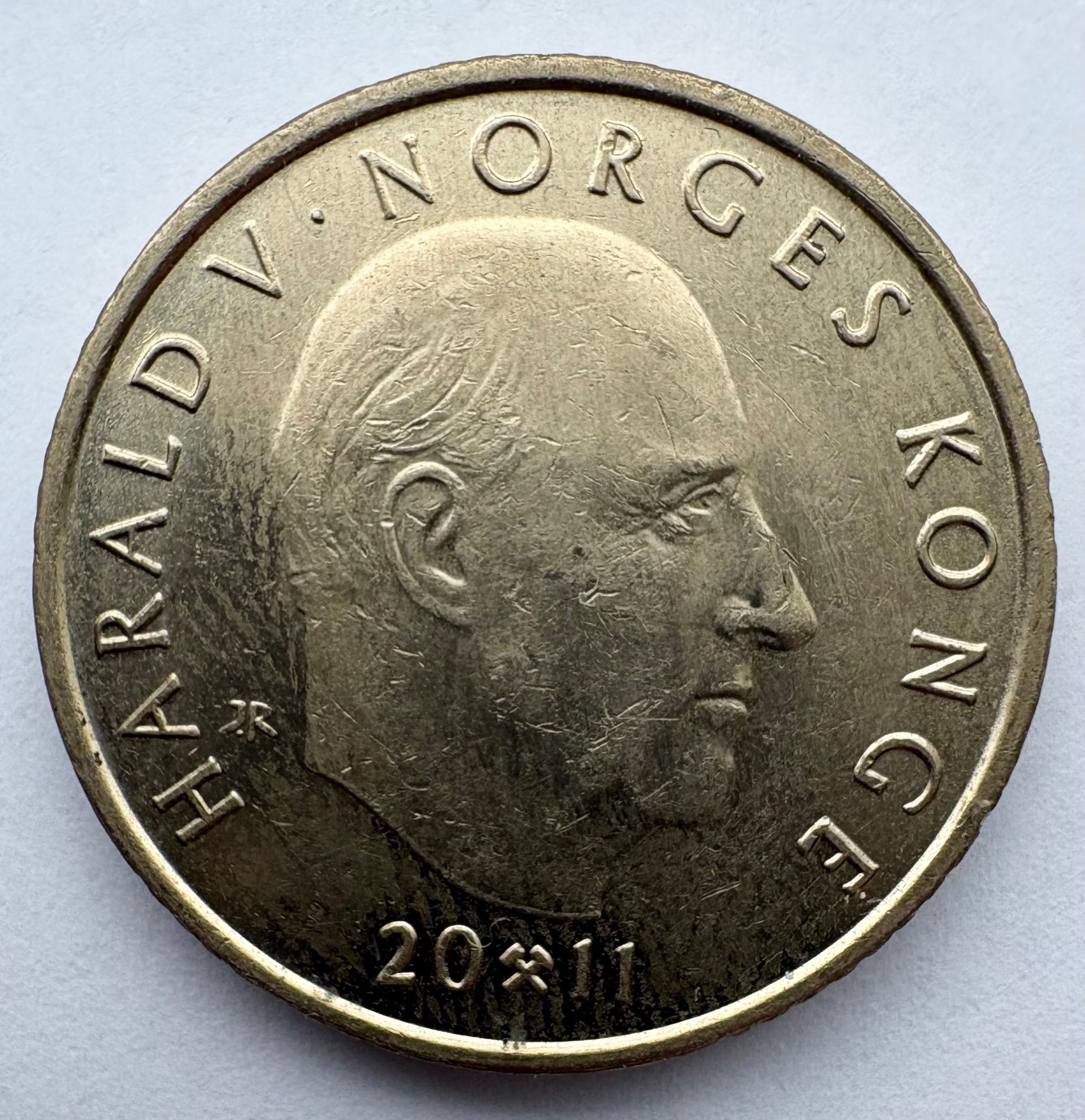 Norvegija 10 kr 2011